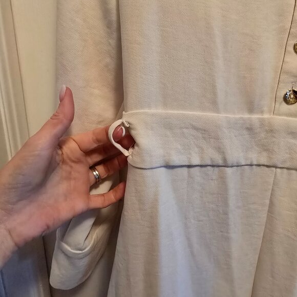 Zara belted crepe midi dress - Picture 3 of 6